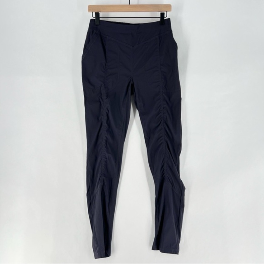 Indyeva Matkailu HV II Womens Pants Ruched‎ Lightweight Pull On Deep Well Navy